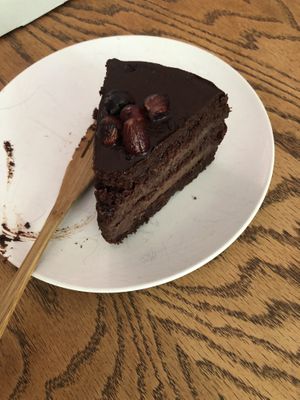 Chocolate cake.  Soo good  at The Vegitaliano in Vaughan