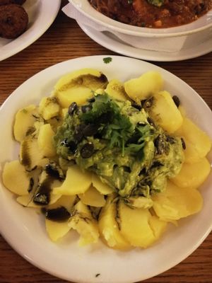 most delicious avocado salad! at Gasthaus Schöne Perle in Vienna