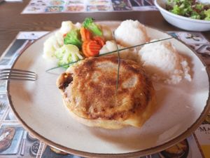 Kinua burger at Gostilna Pezdirc in Semic