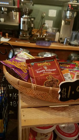 vegan snacks at Leaf & Bean in Newnan