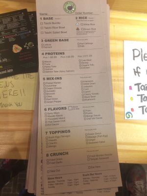 Menu  at Tai Chi Bubble Tea - Mt Hope Ave in Rochester