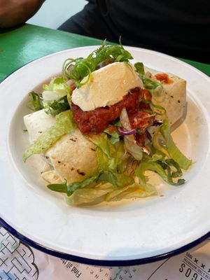 Vegan Burrito at Amigos Mexican Grill in Wanaka