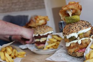 Our Gourmet Burger Range. Mac Daddy and Triple House Burger Meals! Order via CITY GRAB or Meal base at Sunshine Deli in Sheffield