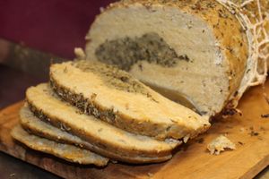 Vegan Chicken & Stuffing Roast at Sunshine Deli in Sheffield