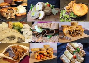 Our Selection of handcrafted foods you can buy on line www.sunshinedelisheffield.com at Sunshine Deli in Sheffield