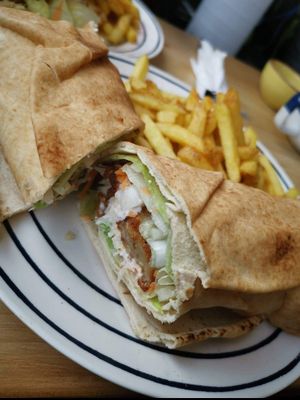 CFC Burrito meal at Sunshine Deli in Sheffield