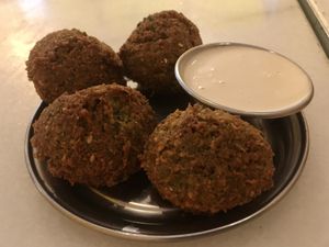 The best falafels in the city! Ok  at Falafeleria - Sta Barbara in Madrid