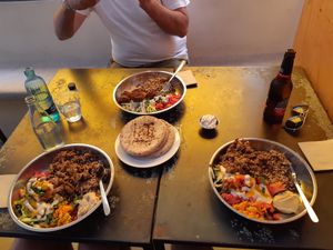 Now you can have their delicious dishes in a bowl with rice+lentils at Falafeleria - Sta Barbara in Madrid