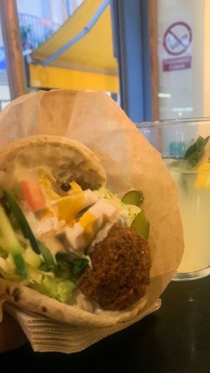 Pita Falafel  at Falafeleria - Sta Barbara in Madrid