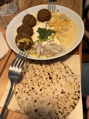   at Falafeleria - Sta Barbara in Madrid