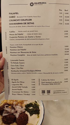  at Falafeleria - Sta Barbara in Madrid