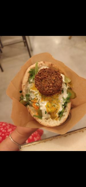 Falafel at Falafeleria - Sta Barbara in Madrid