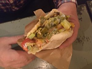 sabij at Falafeleria - Sta Barbara in Madrid