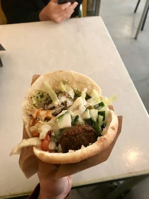 Falafel at Falafeleria - Sta Barbara in Madrid