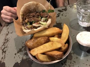 Very good! at Falafeleria - Sta Barbara in Madrid