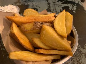 Fries at Falafeleria - Sta Barbara in Madrid