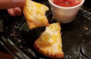 Vegan Cheesy bread - barely got a picture before it was all eaten! at Waldo Pizza in Kansas City