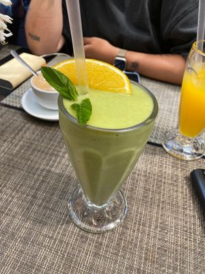 First smoothie   at Union Cafe in Antigua