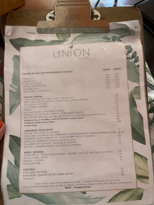   at Union Cafe in Antigua