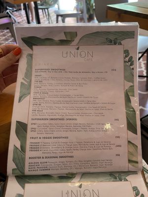   at Union Cafe in Antigua