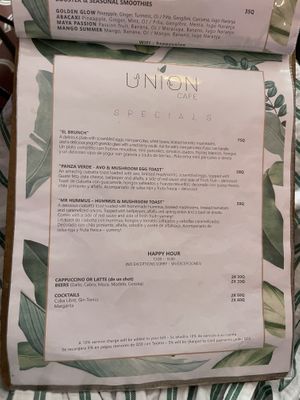   at Union Cafe in Antigua