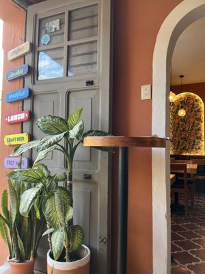   at Union Cafe in Antigua