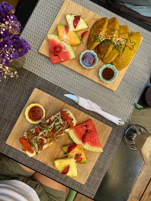   at Union Cafe in Antigua