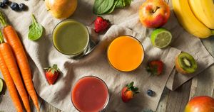 smoothies of the day every morning at breakfastbufetts at Naturlandhaus Krone in Maierhoefen