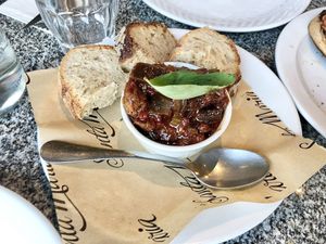 Vegan food at Santa Maria Pizzeria in West London