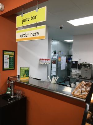 Juice & smoothie bar at Bluff Country Co-op in Winona