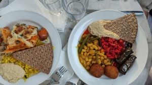 Vegan buffet at Legumes - Hornsgatan in Stockholm