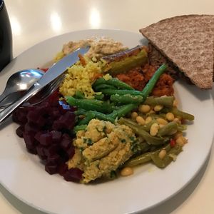 vegan offerings at Legumes - Hornsgatan in Stockholm