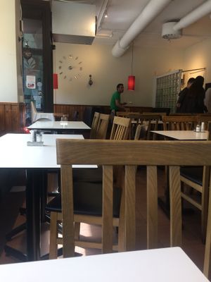 Inside and outside options at Legumes - Hornsgatan in Stockholm