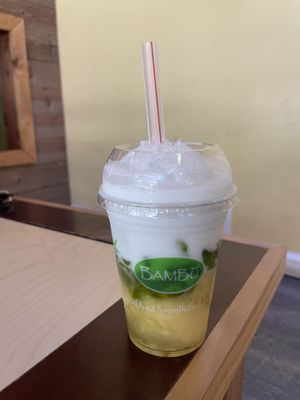 Green Lantern  at Bambu Desserts & Drinks in Sunnyvale