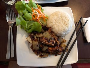 Black Pepper Tofu Rice  at I Love Pho in Crows Nest
