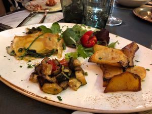 Different sides at Vegan Food Tours Rome in Rome