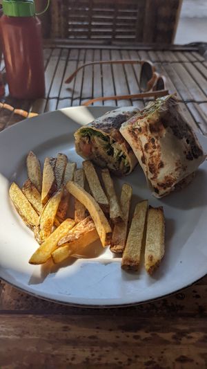 Falafel wrap at Warung Mexicana in 