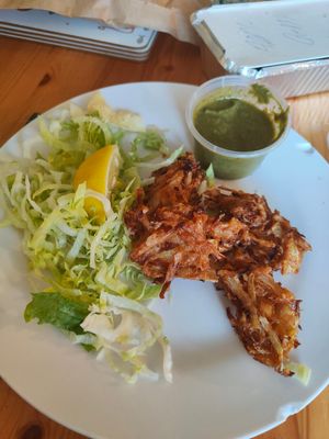 Eggless bhaji at Zeera in South Shields