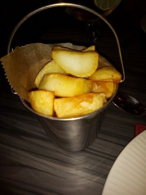Chips at Zeera in South Shields