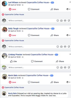 Even more! at Capercaillie Coffee House in Huntly