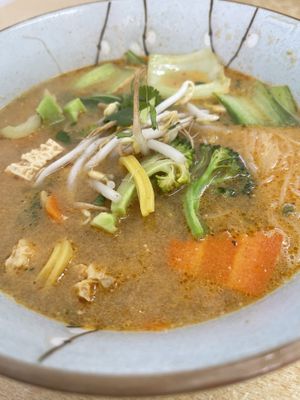 Delicious laksa  at Spring of Life - SOL in Bowral