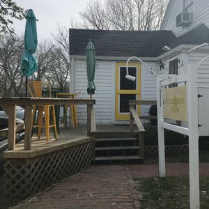Front of restaurant at Backyard Taco in Edgartown