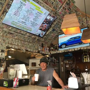 Awesome owner at Backyard Taco in Edgartown