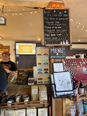 Register area  at City Lights in Sylva