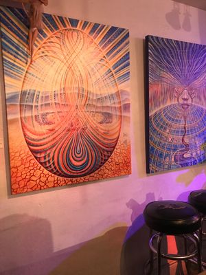 Breathtaking artwork.  at Peace Yoga Gallery in Los Angeles