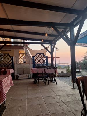 Nice view at Pizzeria Fuoriseria in Izola