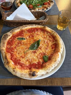 Vegan margherita  at Pizzeria Fuoriseria in Izola