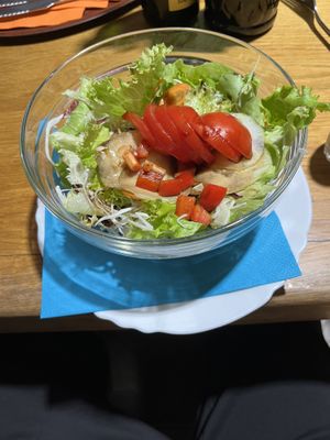 Medium side mixed salad  at Cona Tusek in Kocevje