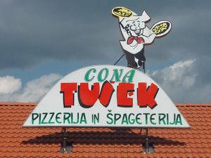 Pizzeria at Cona Tusek in Kocevje