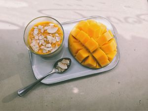 CHIA PUDDING COCO MANGUE  at Cafe Berry in Paris